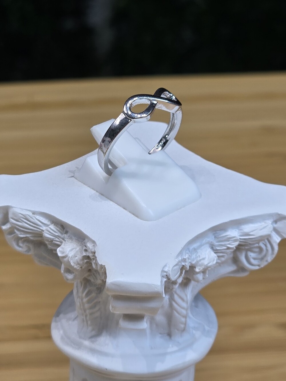 Infinity Silver Ring - Women Jewelry - Picture 10 of 11